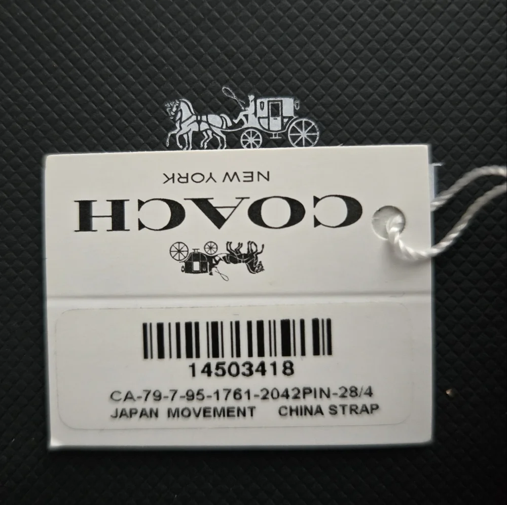 Coach Pink and Gold Women's Watch - Picture 6 of 11